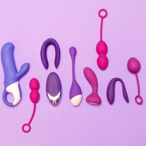 assorted sex toys for both men and women.